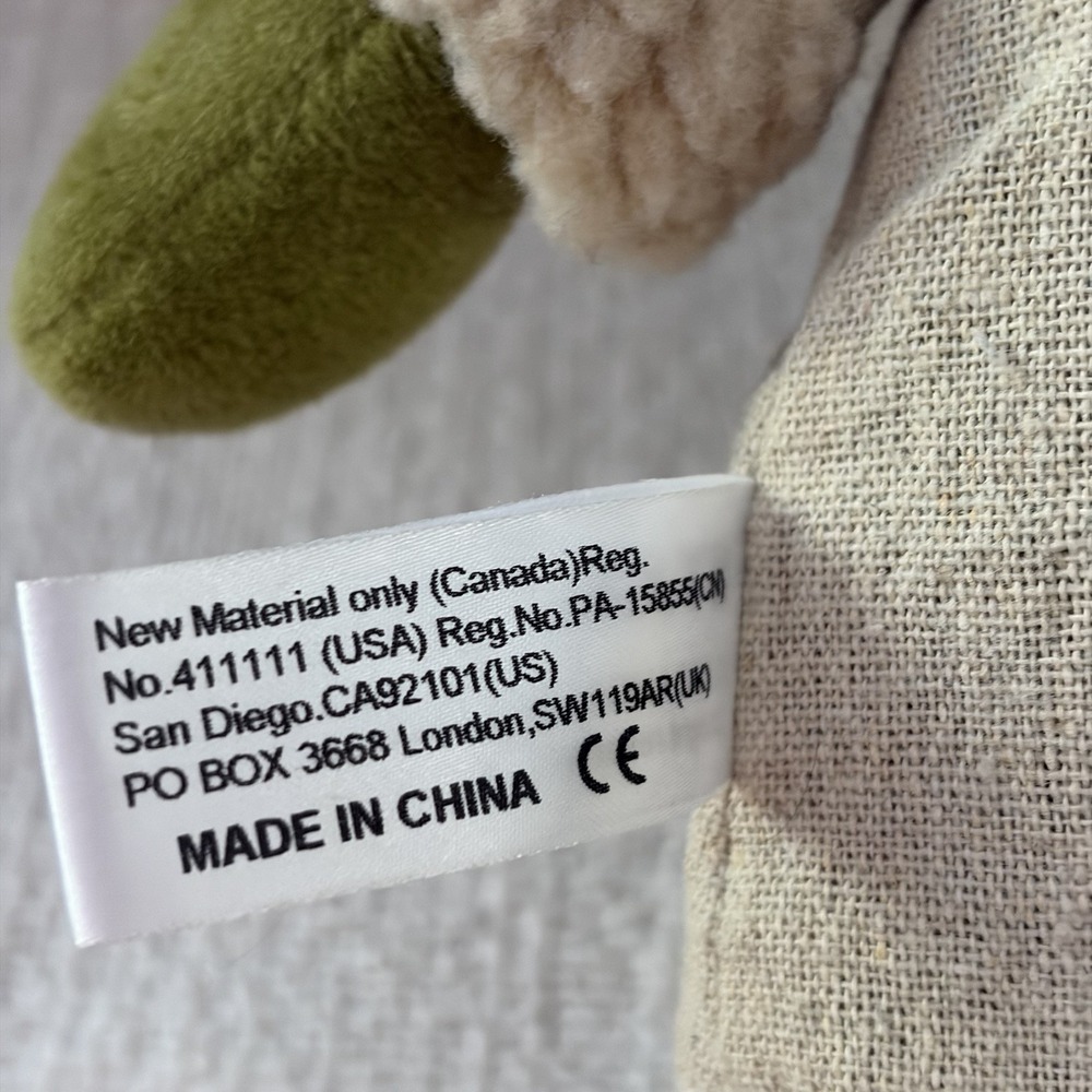 Baby Yoda‎ The Child Mandalorian Plush Stuffed Animal Star Wars approx 11" Toy - Picture 7 of 8